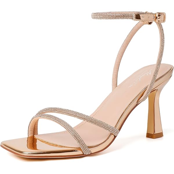Amazon.com | Nine West Women's Blitz2 Heeled Sandal, Beige